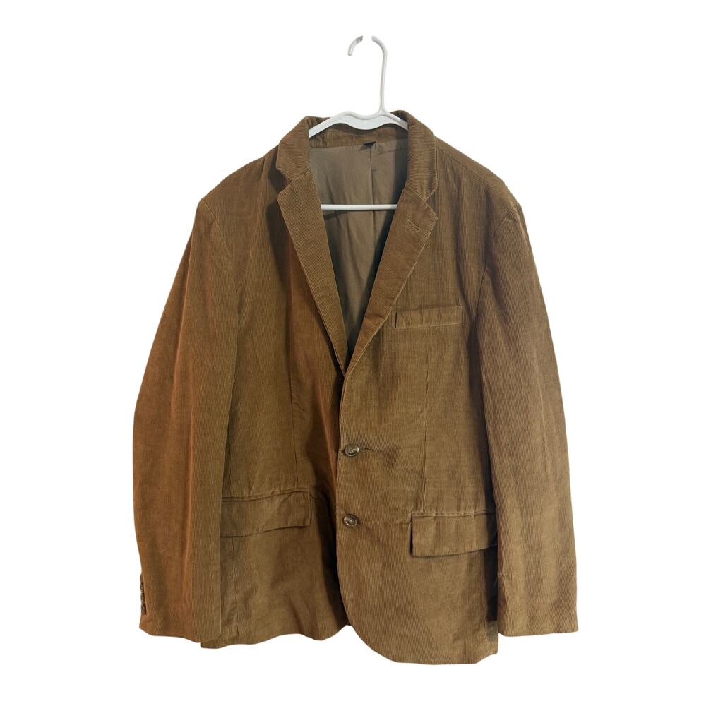 J.Crew NWT Corduroy Sport Coat Blazer Men's Sz M Tan Brown Flap Pockets Cotton